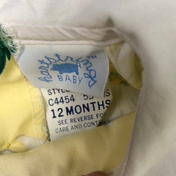 VINTAGE BABY GIRL FLORAL ROMPER SIZE 3M AND UP - Picture 3 of 3